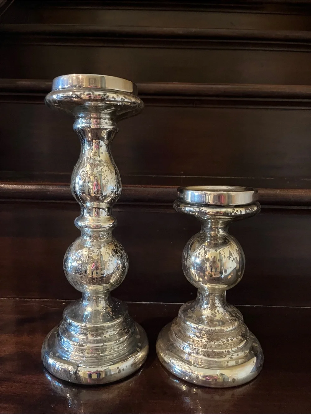Pier 1 candle holders (2)